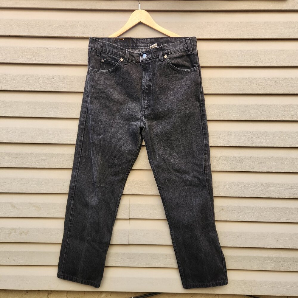 Vintage 90's Levis 505 Orange Tab Regular/Straight Leg Stone Washed Jeans